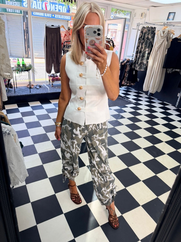 Viper Military Top White