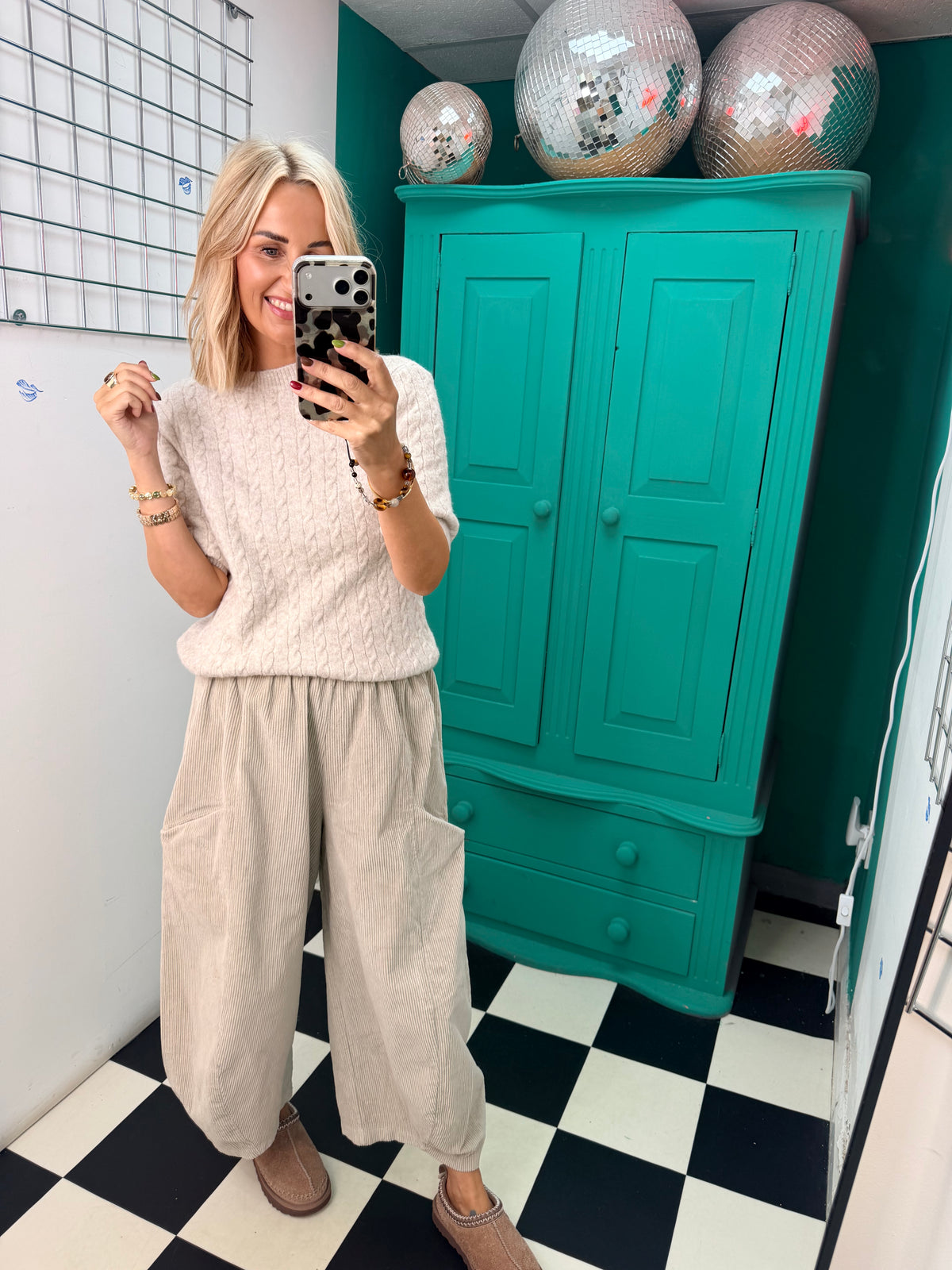 Cable Knit Jumper Cream