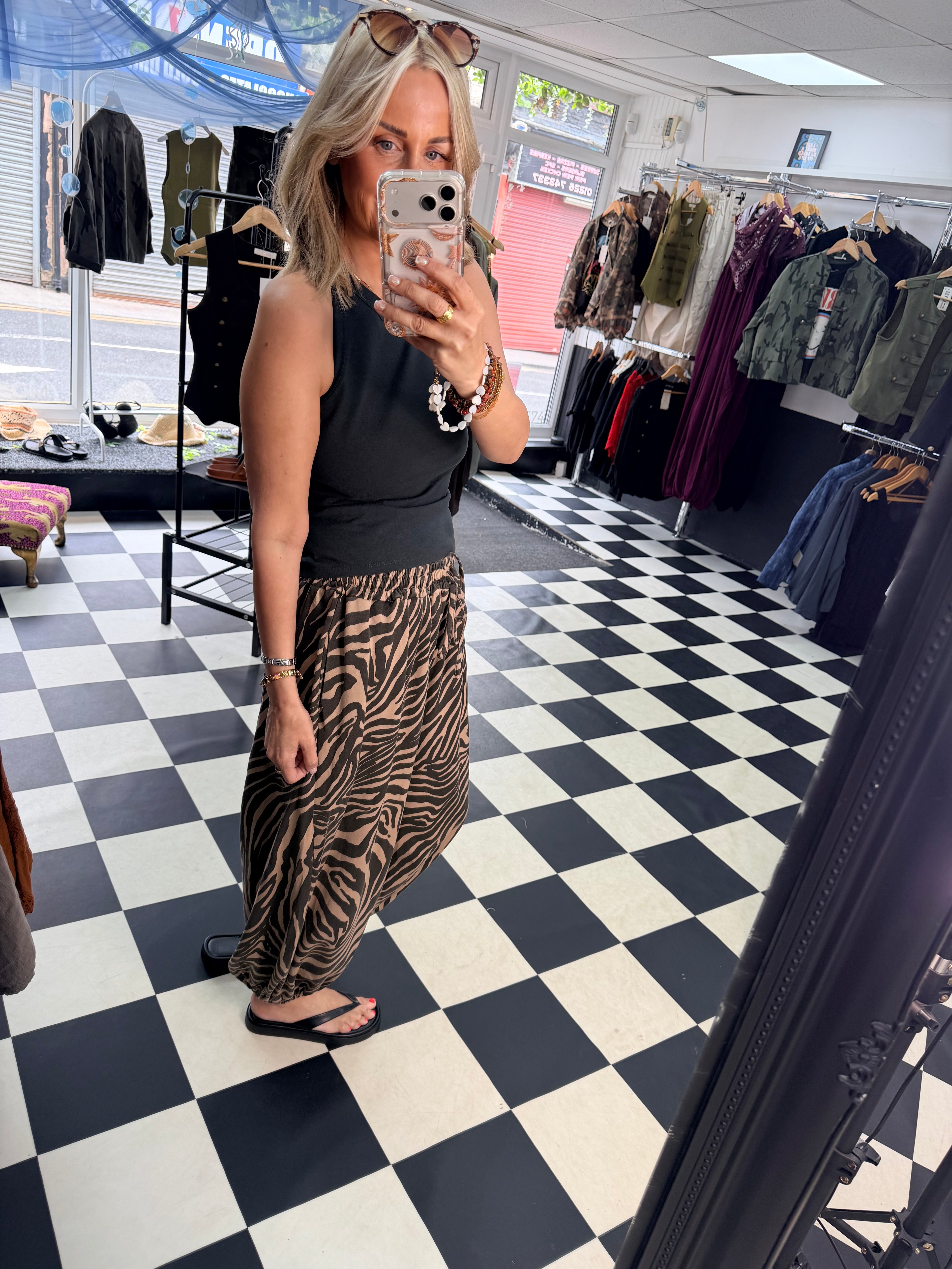 Leopard Balloon Joggers