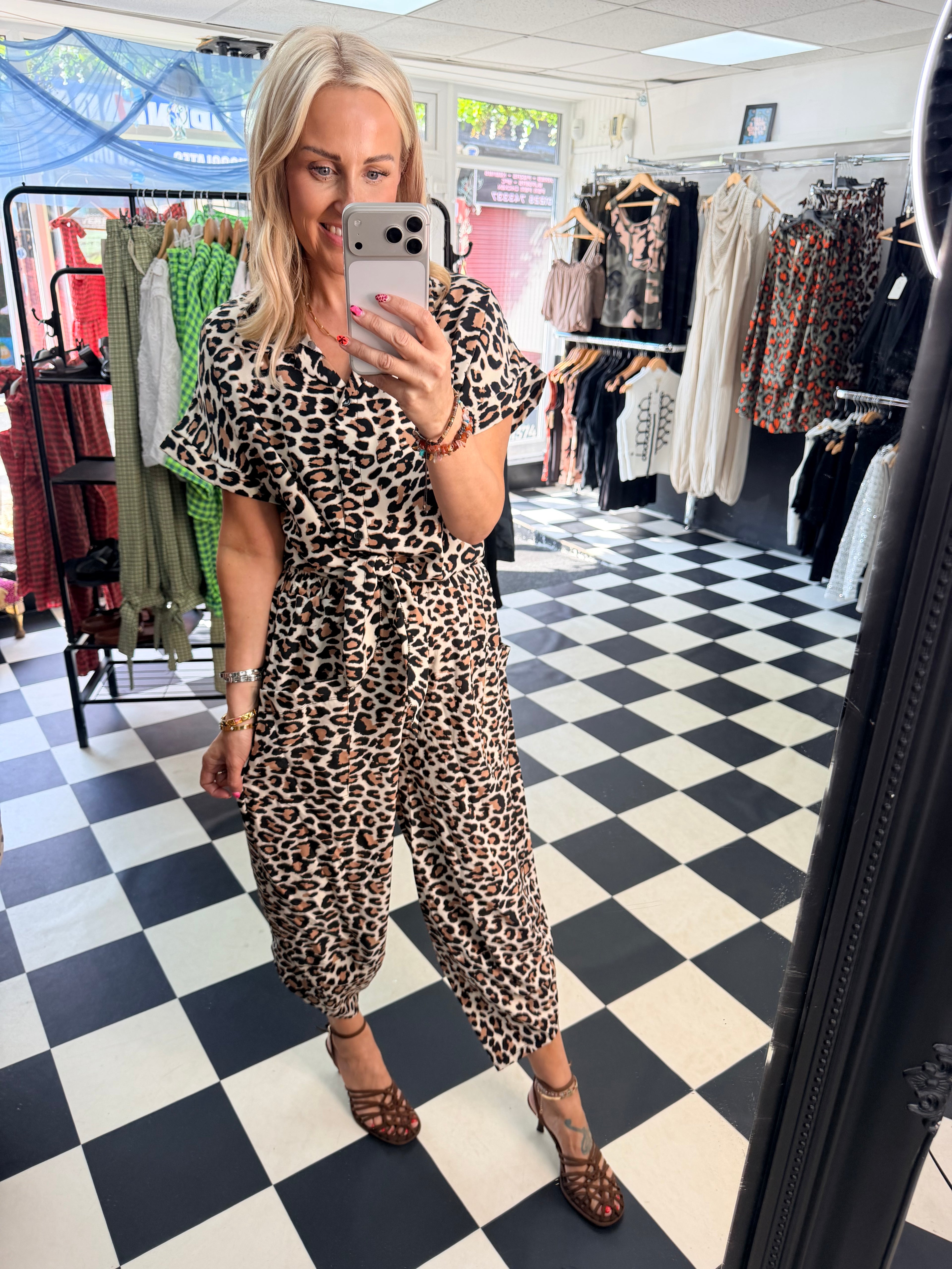Leopard print co ord