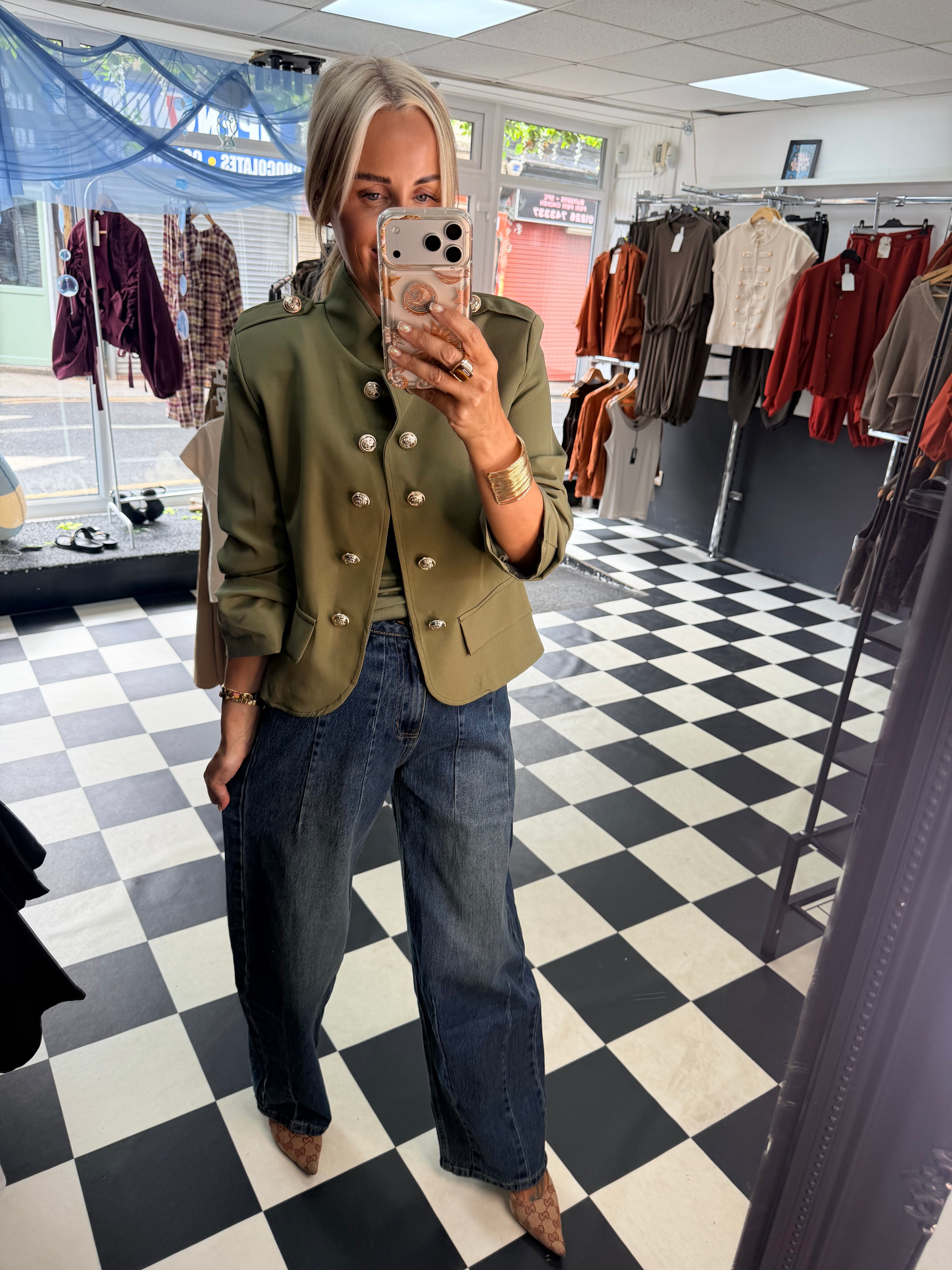 Military blazer Khaki