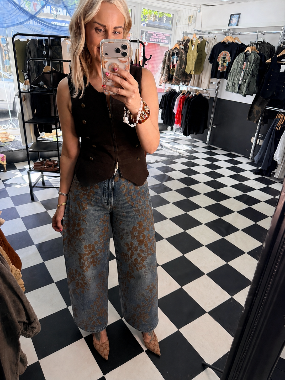 Flower Jeans