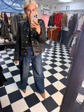 Fitted Military Jacket - Black (12-16)
