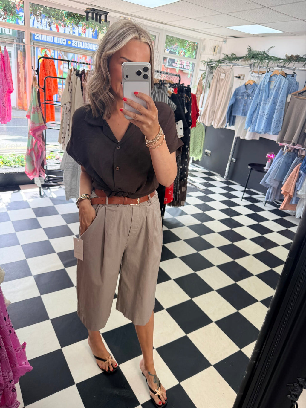 Jorts  Taupe