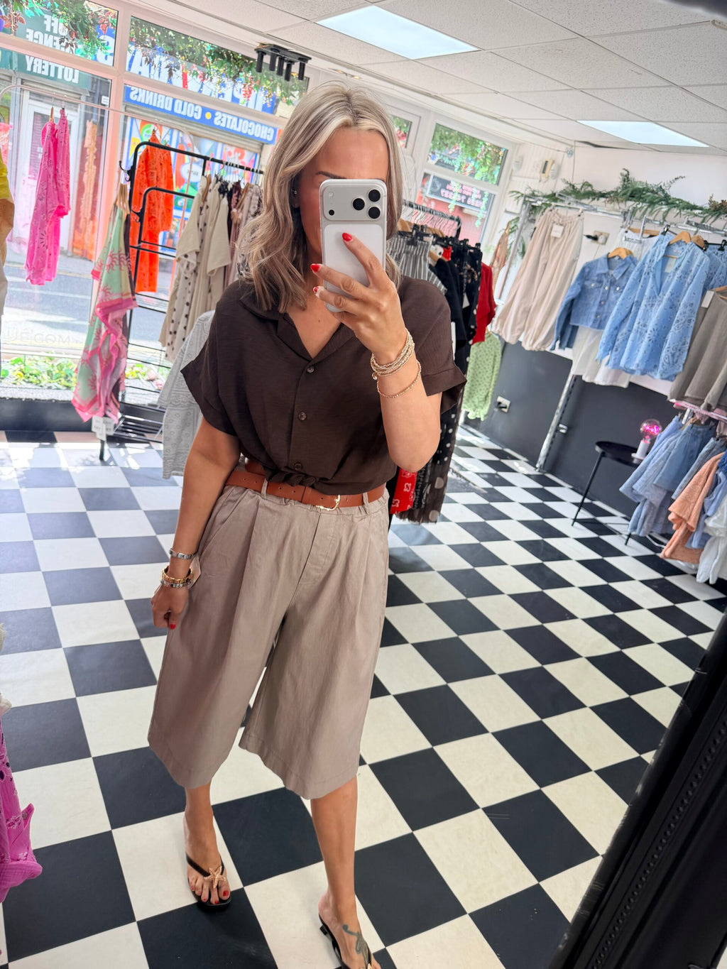 Jorts  Taupe