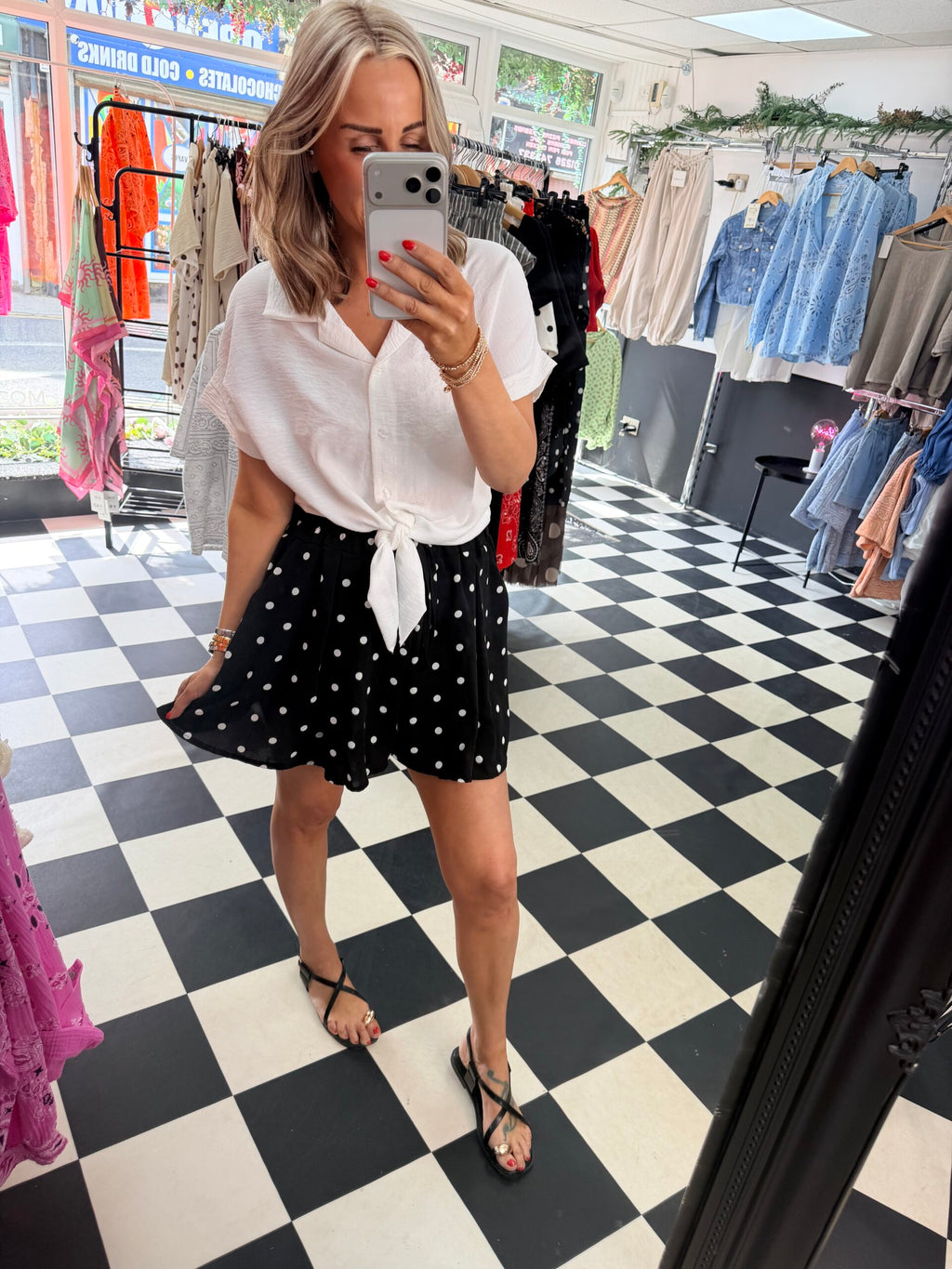 Tie Front Top