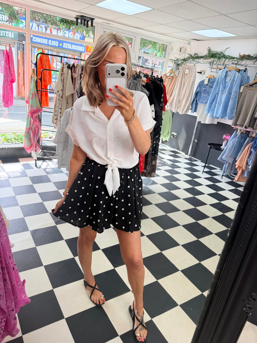 Tie Front Top