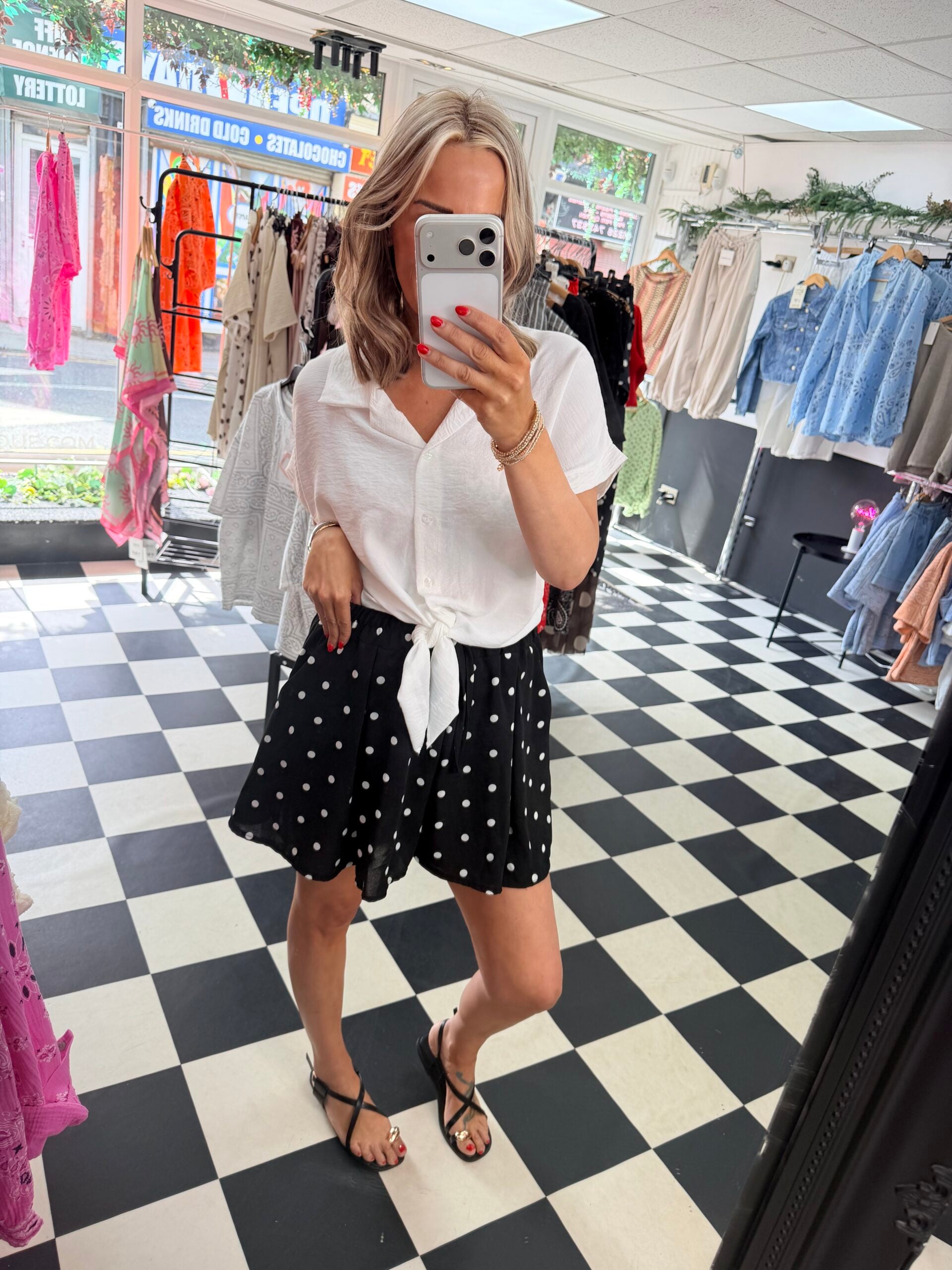 Tie Front Top