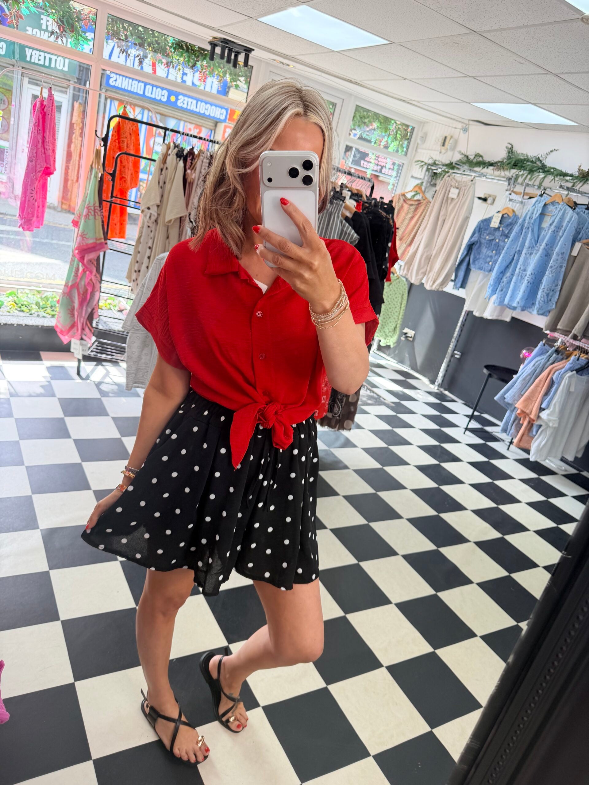 Tie Front Top
