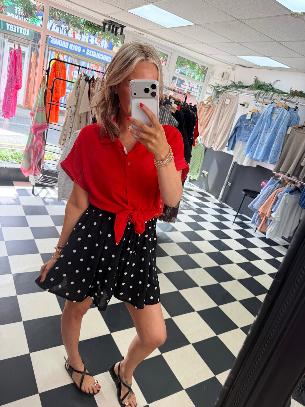 Tie Front Top