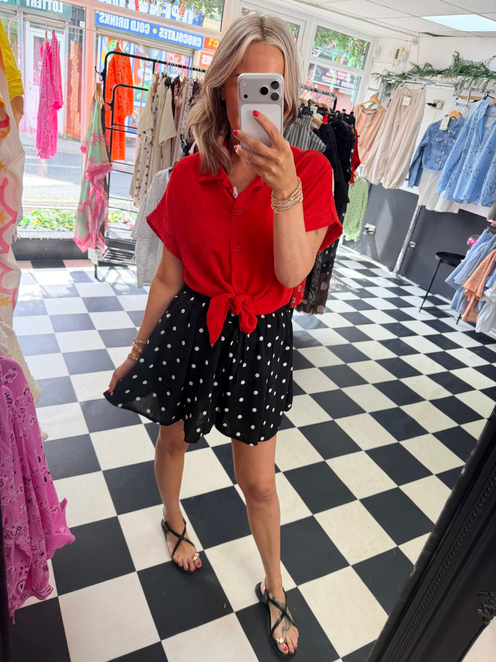 Tie Front Top