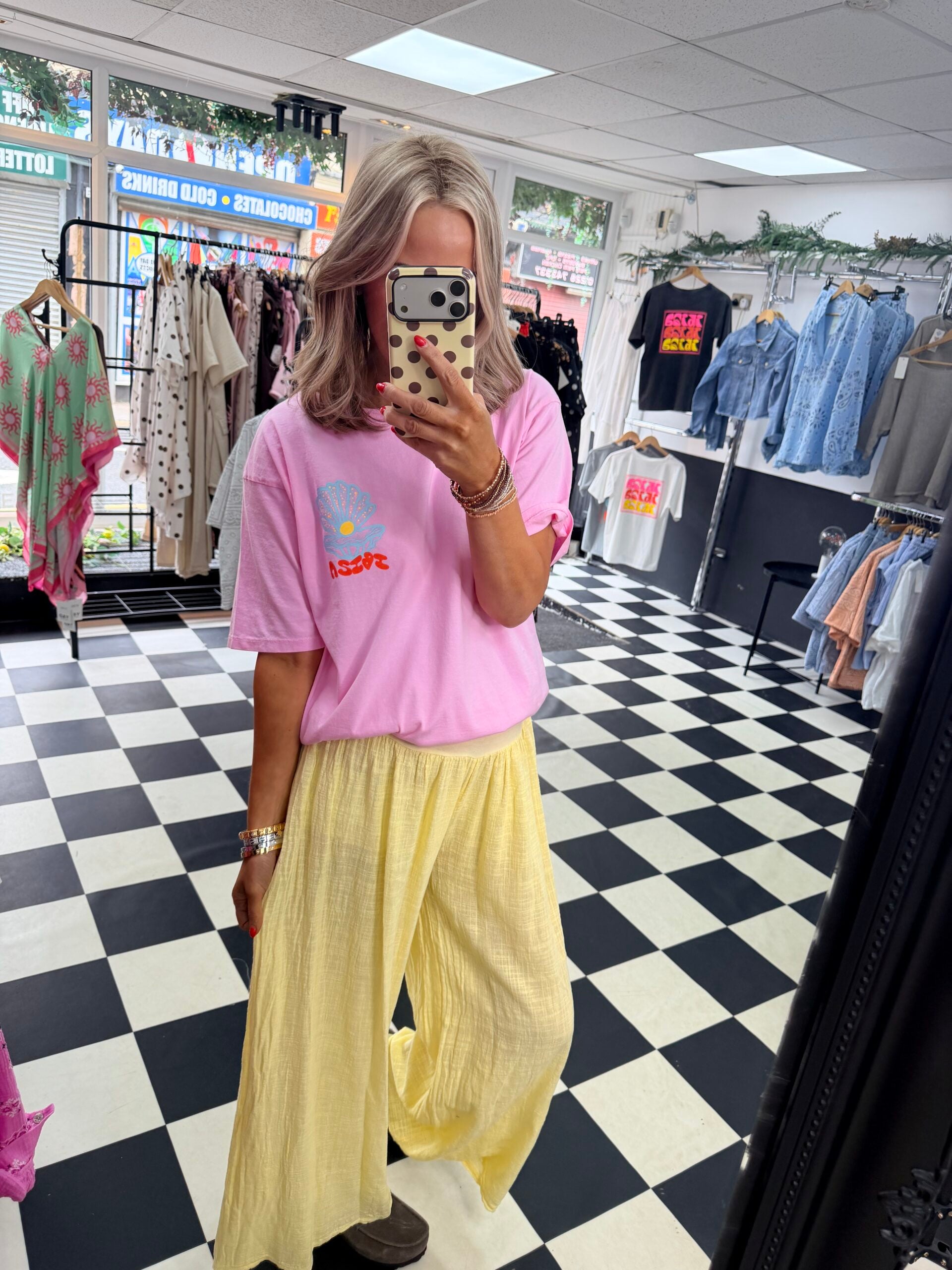 Amour Ibiza T Shirt  Pink