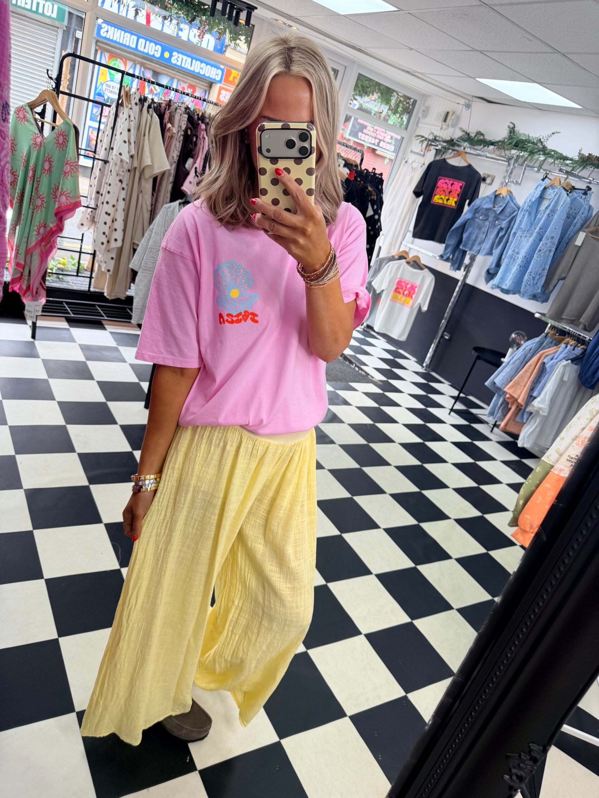 Amour Ibiza T Shirt  Pink