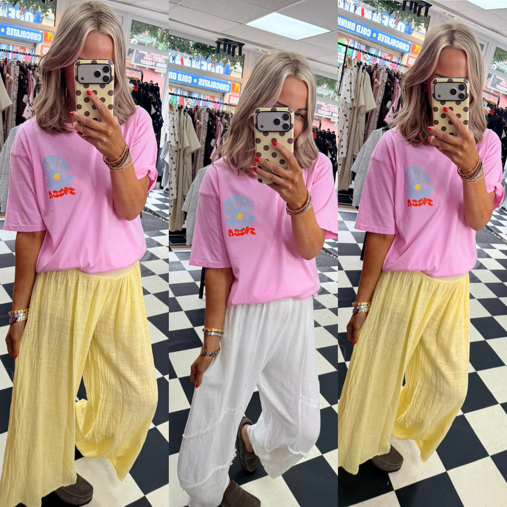 Amour Ibiza T Shirt  Pink