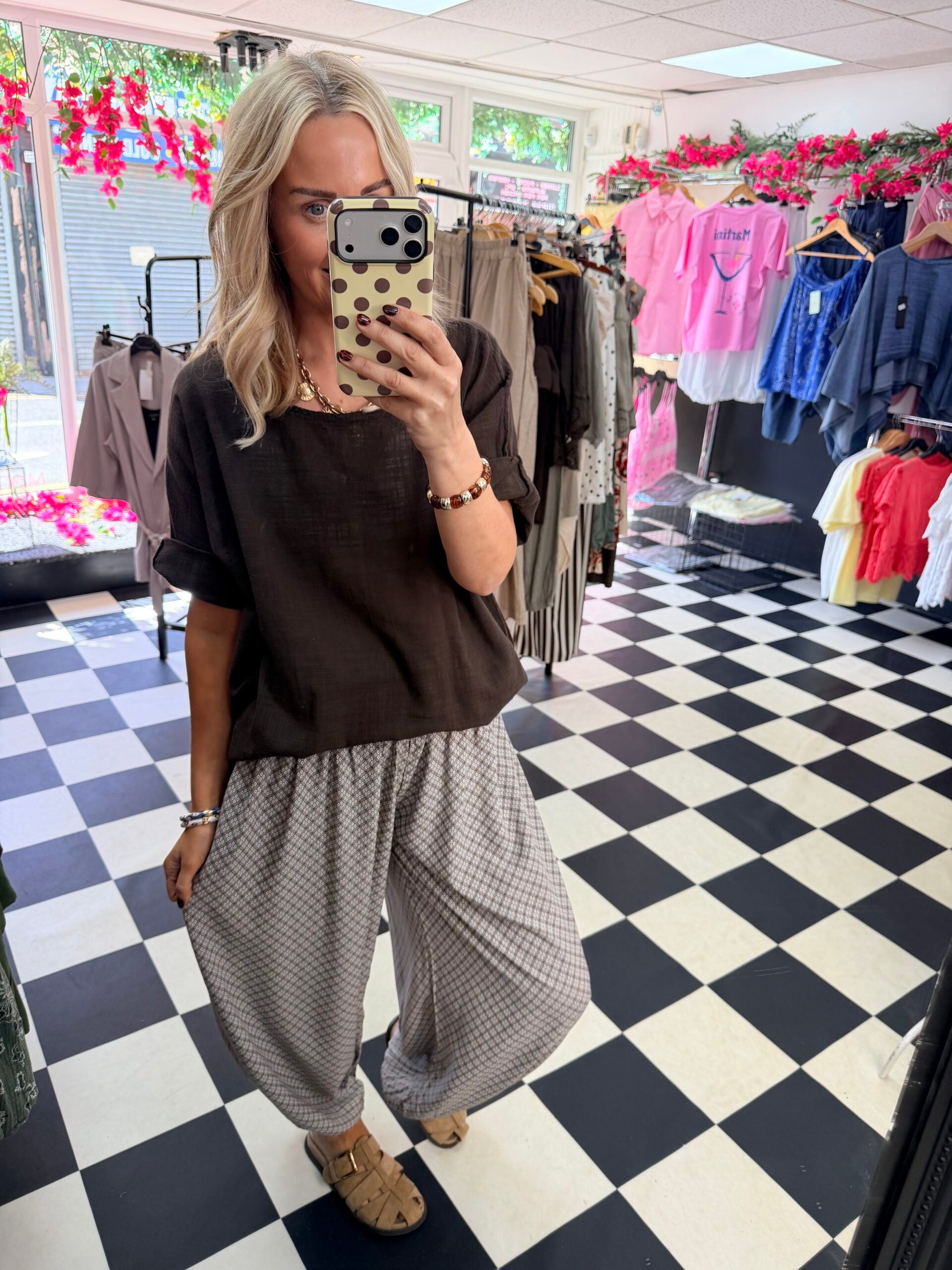 Lottie Top. Chocolate