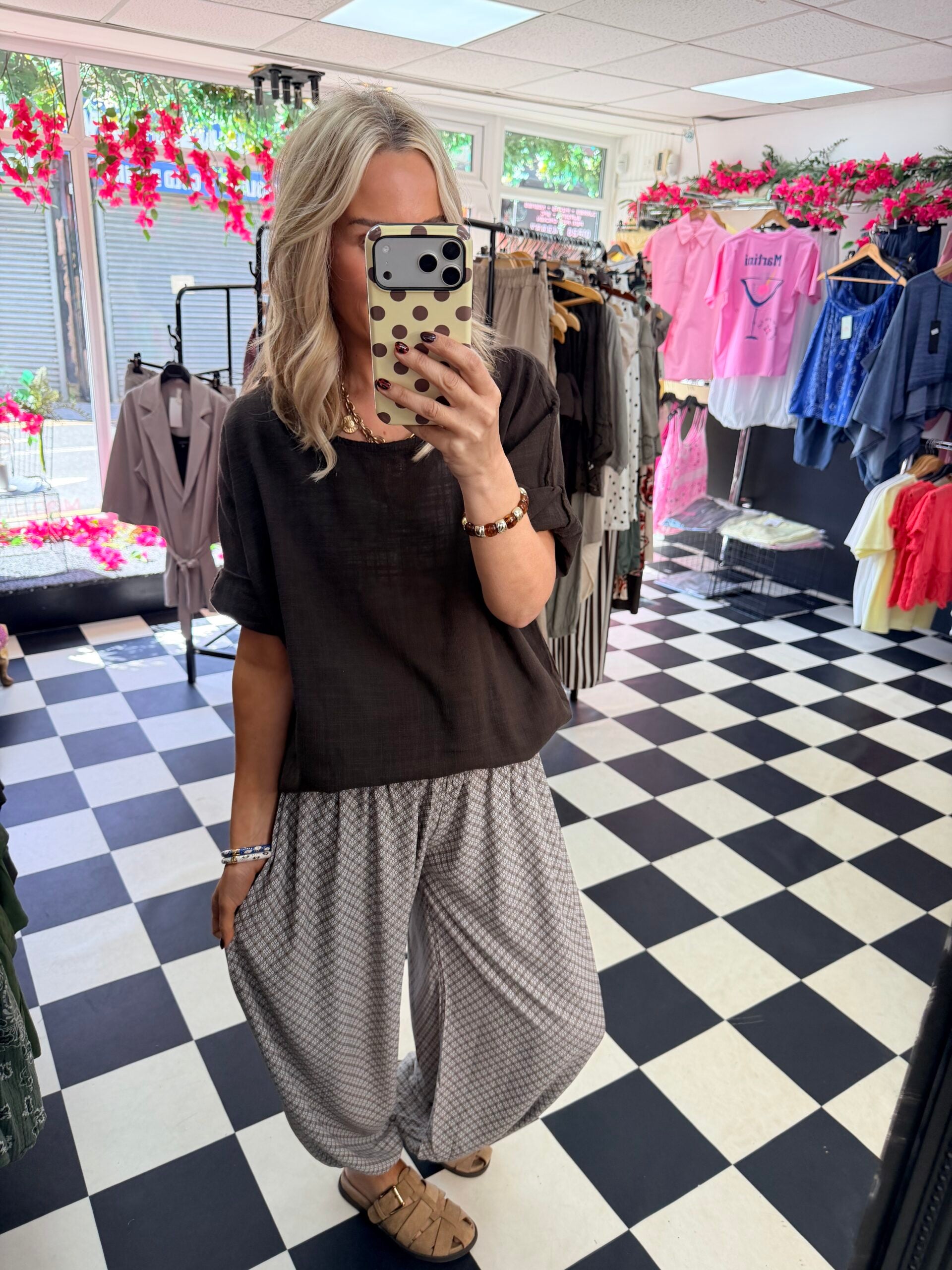 Lottie Top. Chocolate