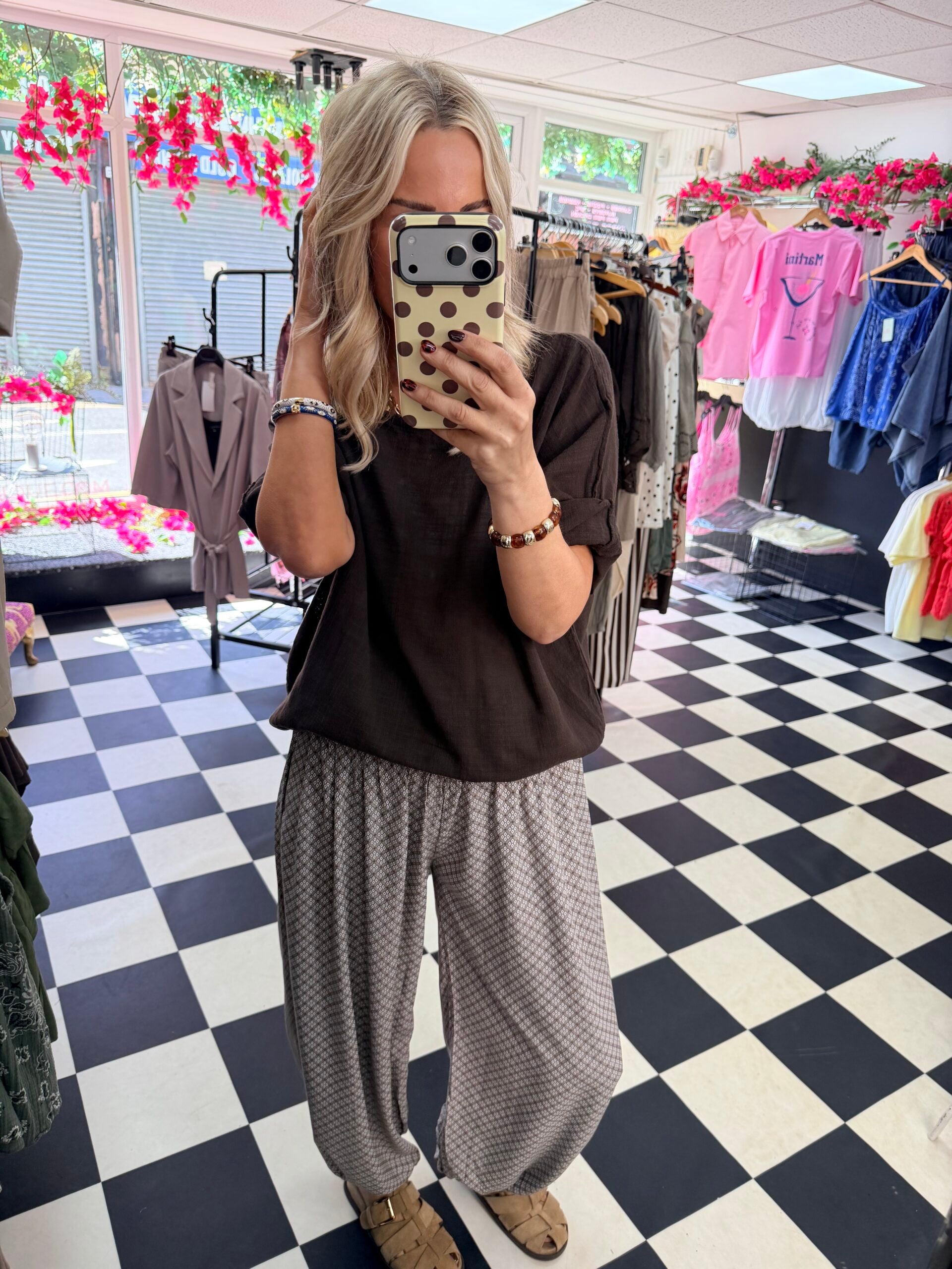 Lottie Top. Chocolate