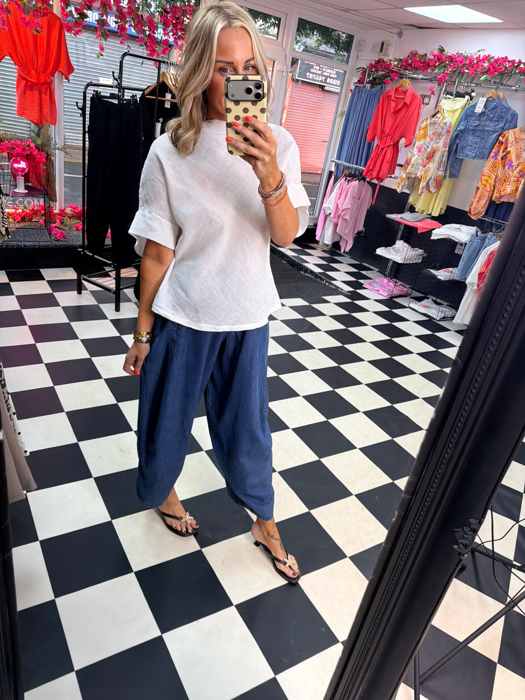 Urban Barrel Leg. Denim Trouser