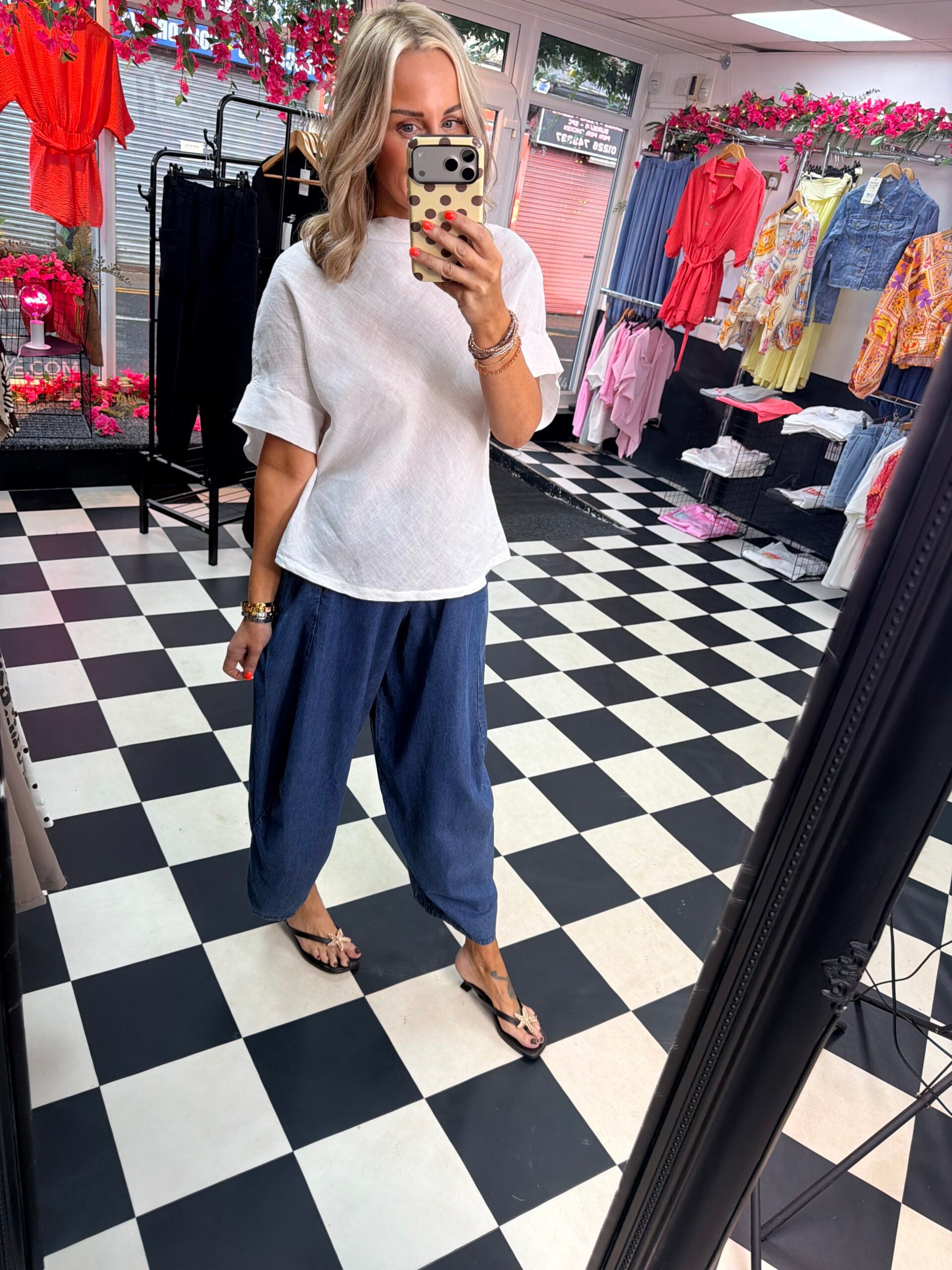 Urban Barrel Leg. Denim Trouser