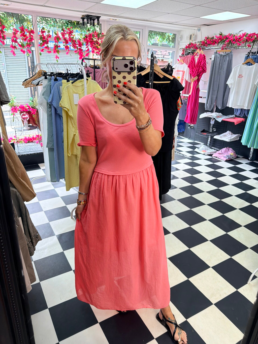 Sunny Days Dress Coral