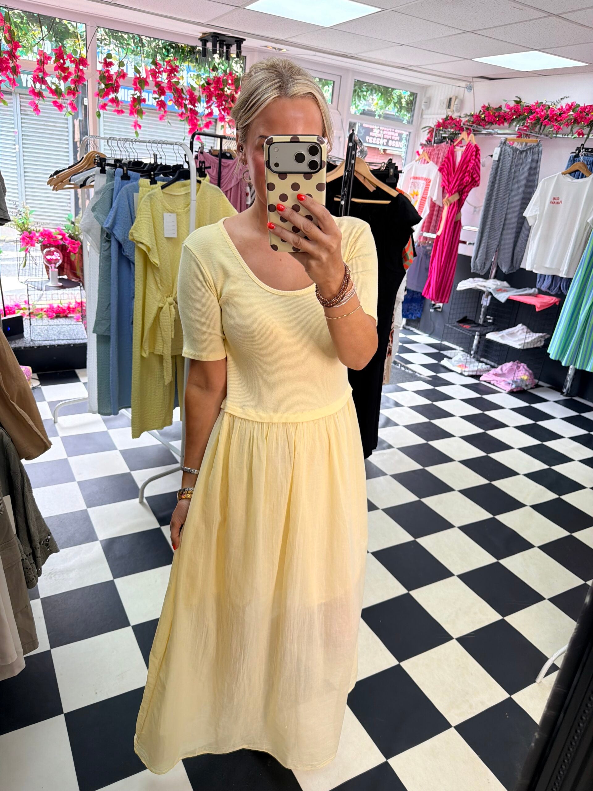 Sunny Days Dress Lemon