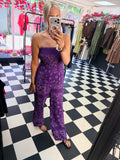Sammi Bandana Jumpsuite Purple