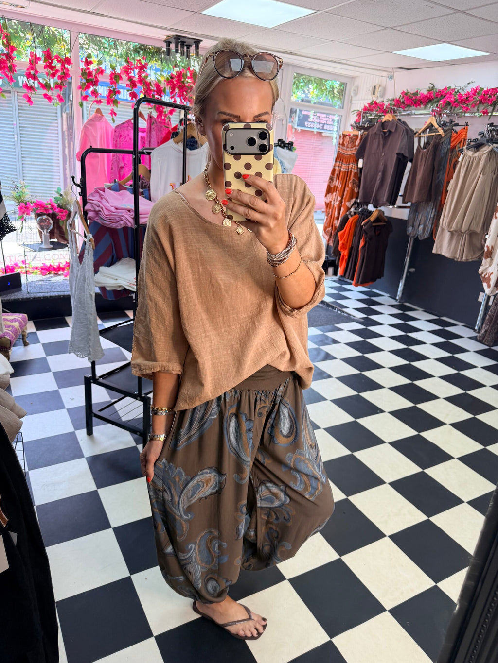Lottie Top Tan