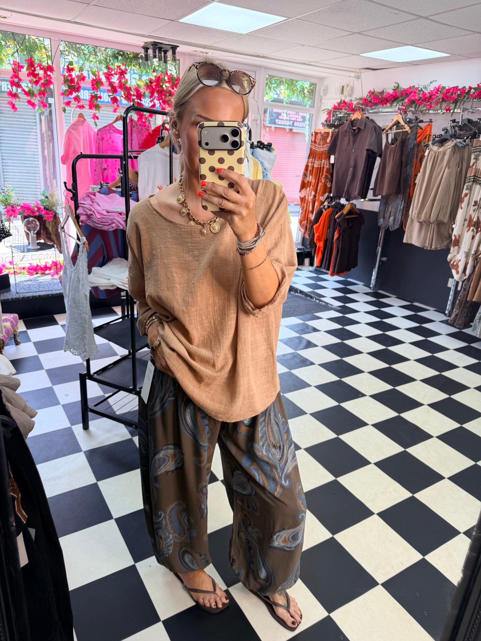 Lottie Top Tan