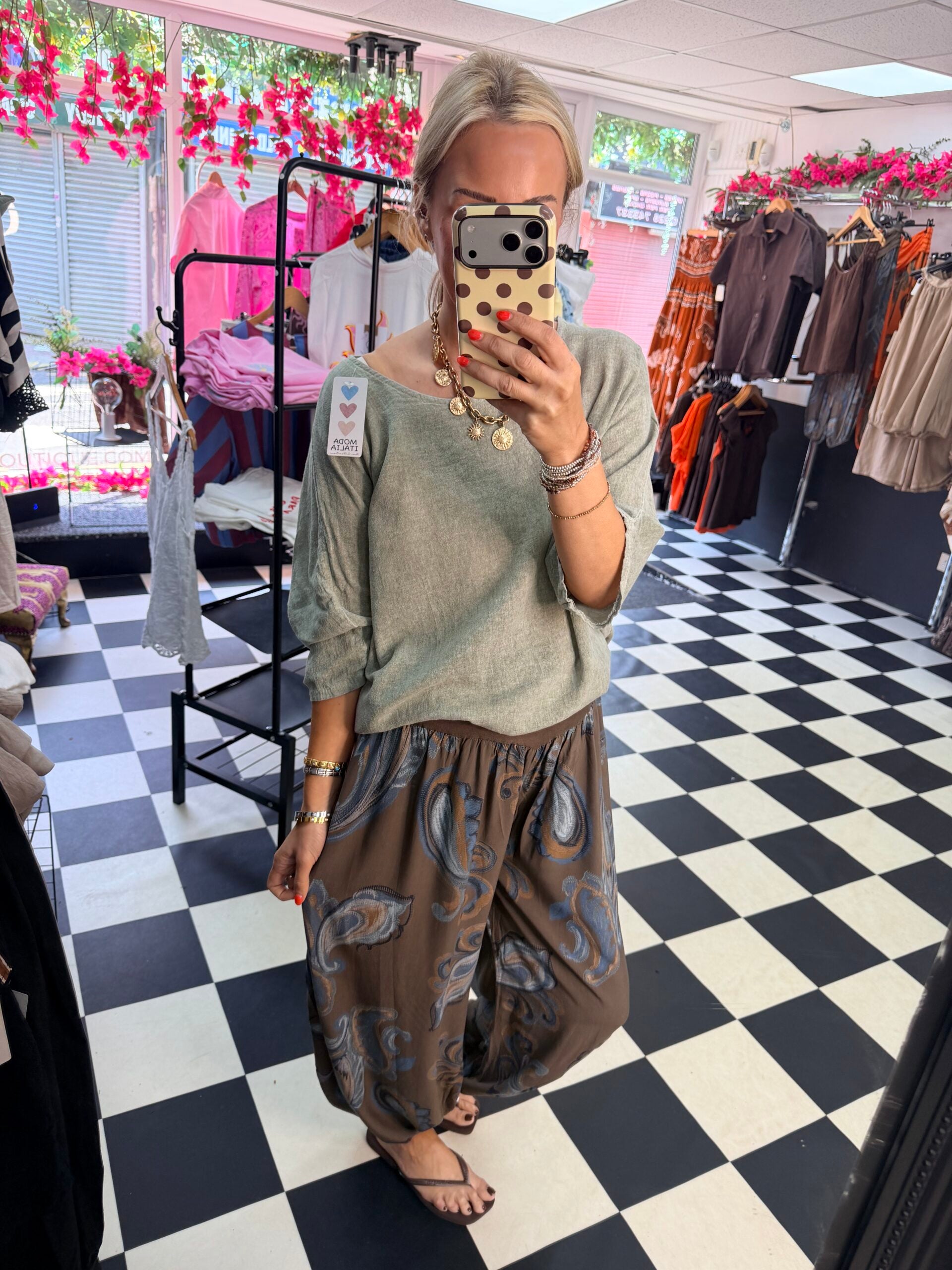 Lottie Top Green