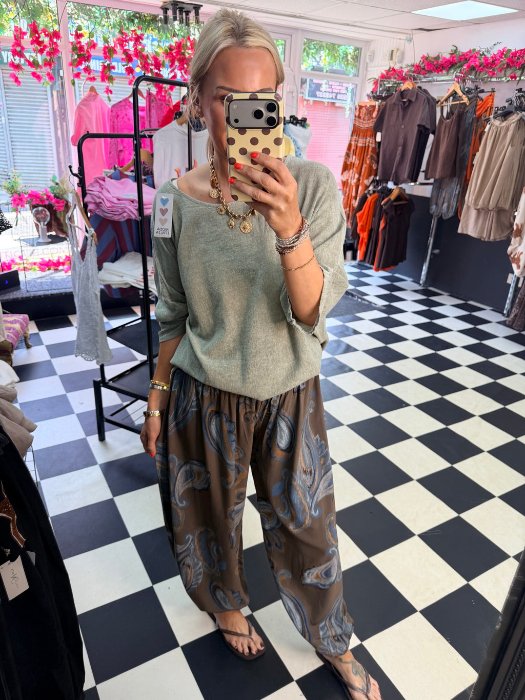 Lottie Top Green
