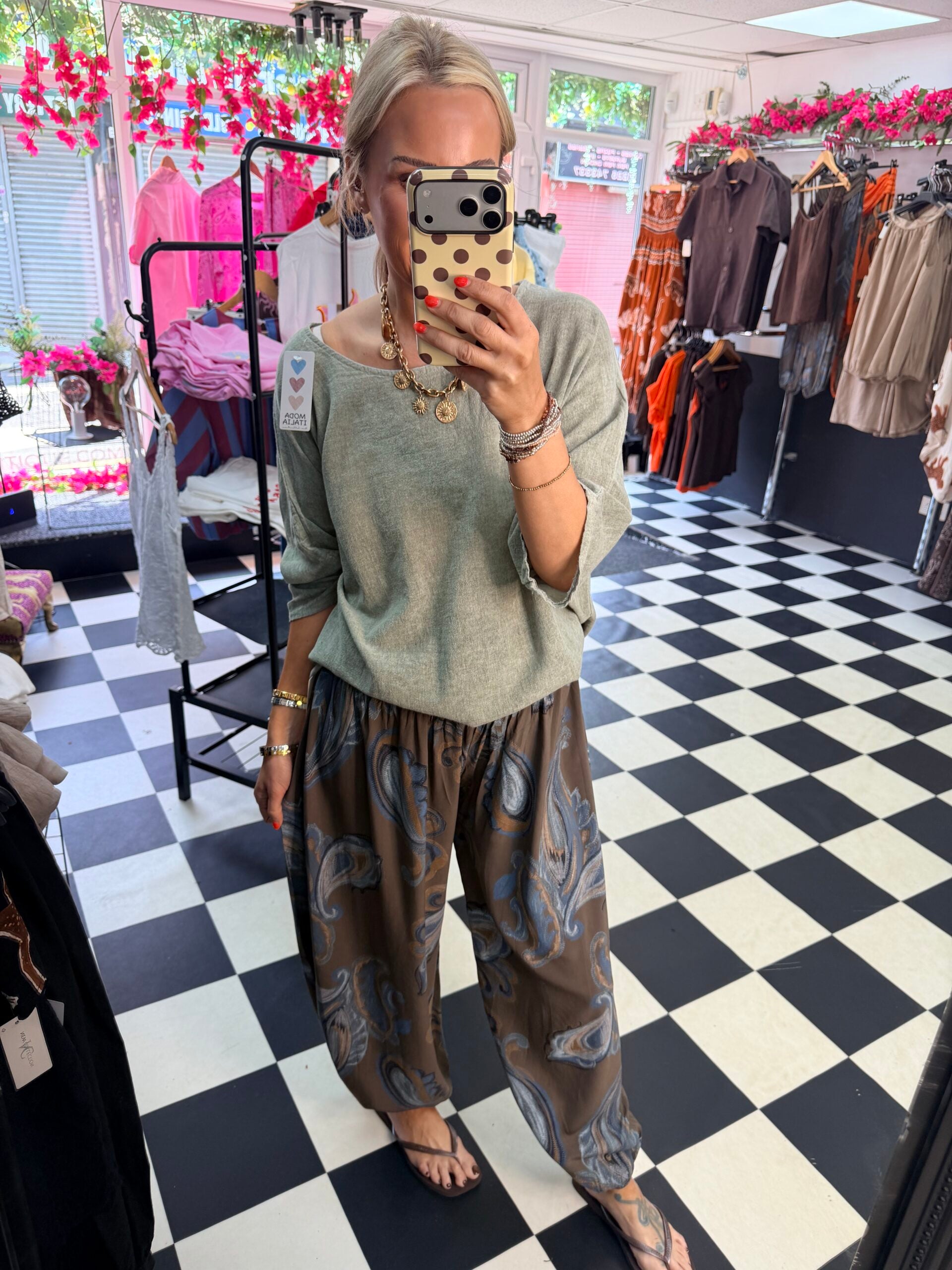 Lottie Top Green