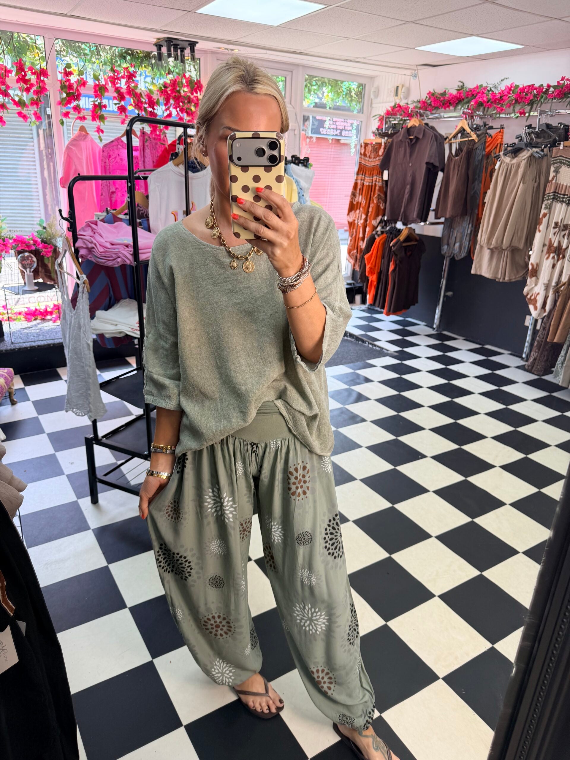 Lottie Top Green