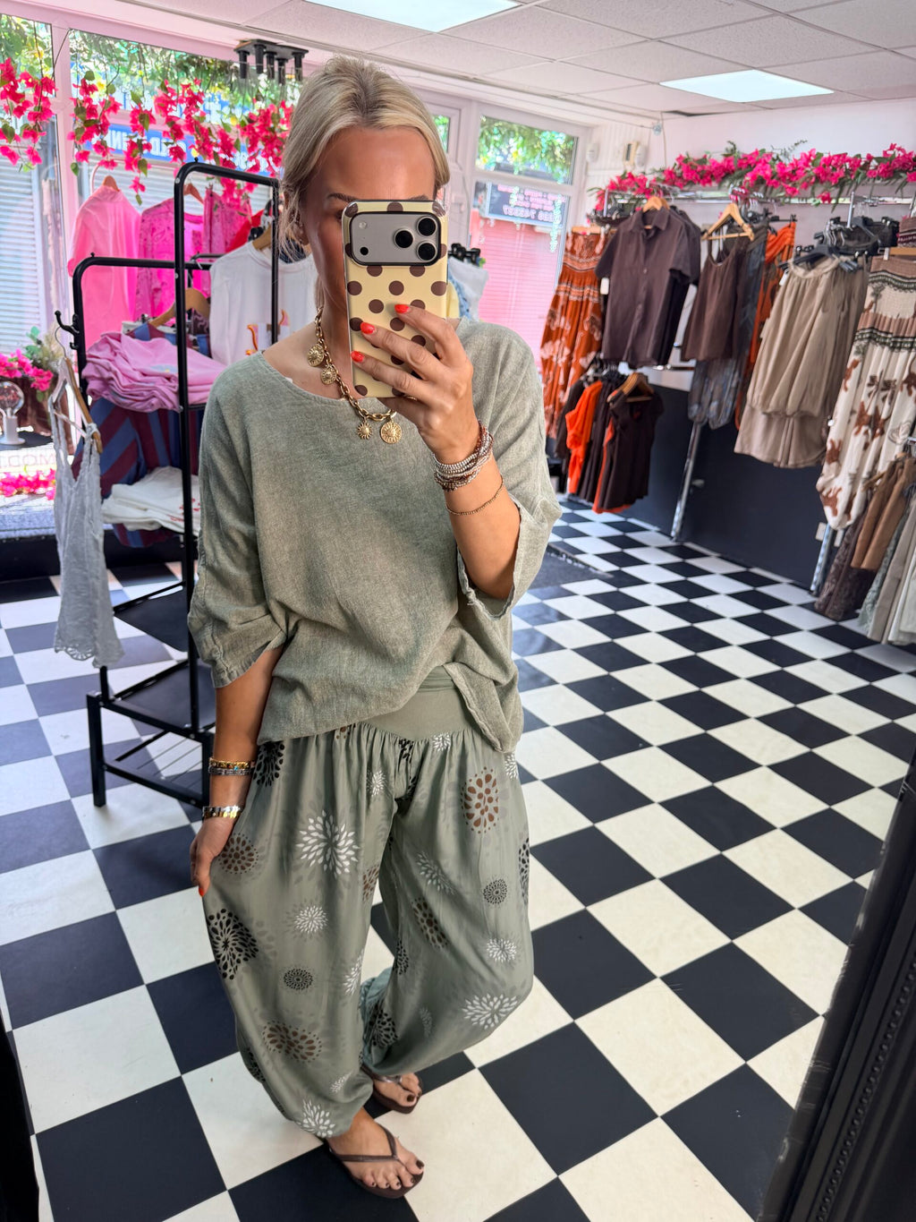 Lottie Top Green