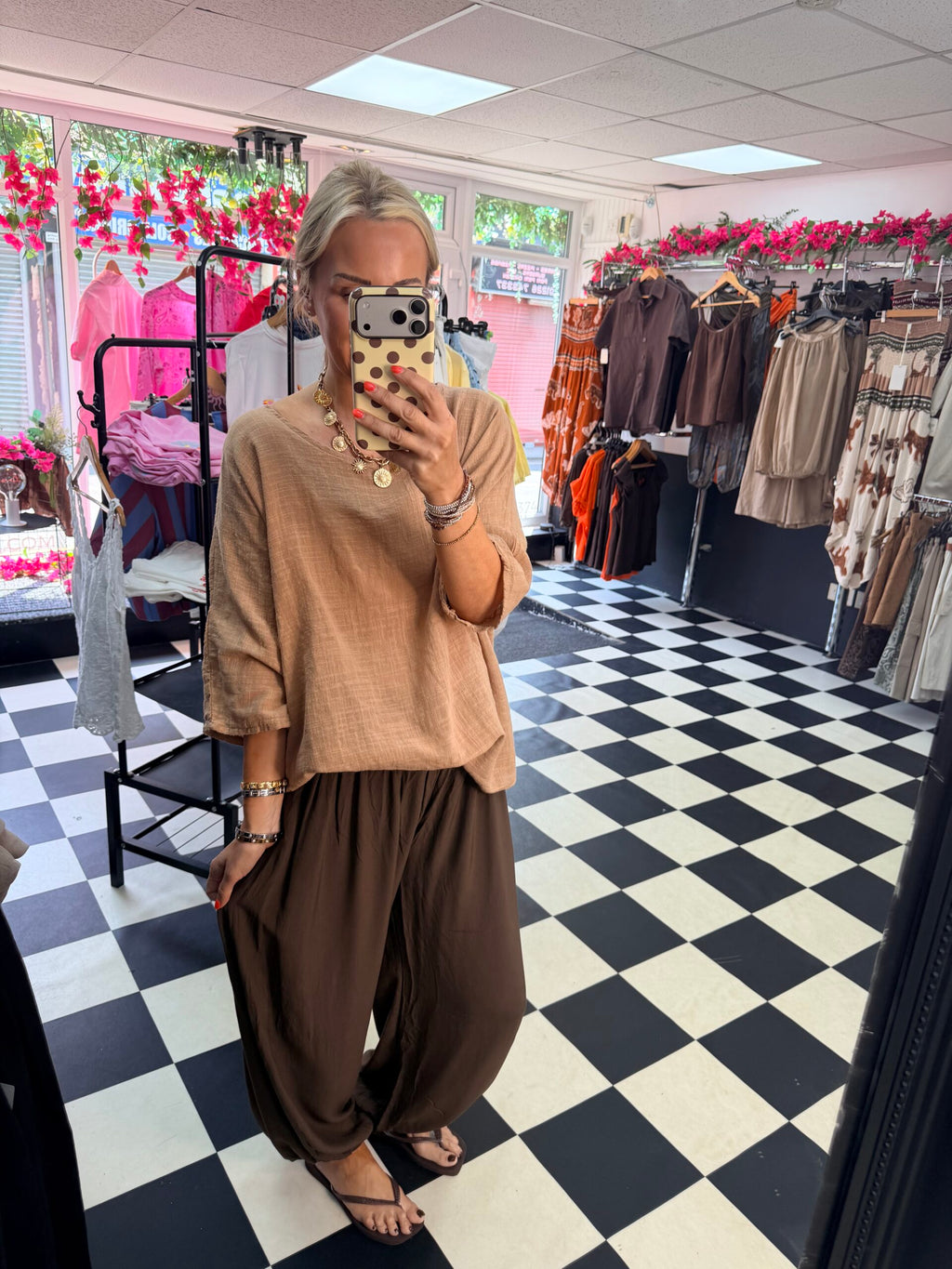 Lottie Top Tan