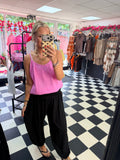 Cheesecloth Cami Top Pink