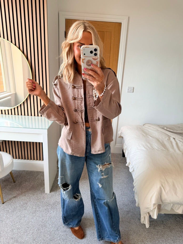Military Jacket Taupe