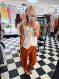 Opel Embellished Waistcoat  Cream